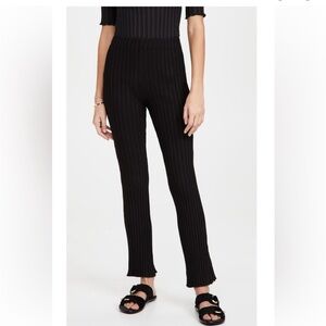 Simon miller Black Ribbed knit black pull on Pants
